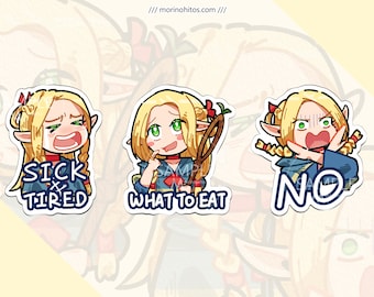 Dungeon Meshi / Delicious in Dungeon - Marcille Donato || 3" Vinyl Sticker Laptop Decal