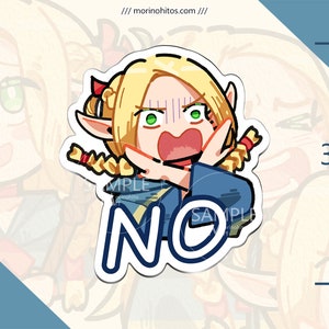 Dungeon Meshi / Delicious in Dungeon Marcille Donato 3 Vinyl Sticker Laptop Decal NO