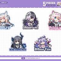 VSHOJO | Ironmouse Vtuber Fanart Vinyl Sticker | 3 Inches Fan-made ...