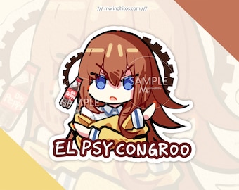 Steins;Gate - Makise Kurisu / Christina / Assistant || 3" Vinyl Sticker Laptop Decal