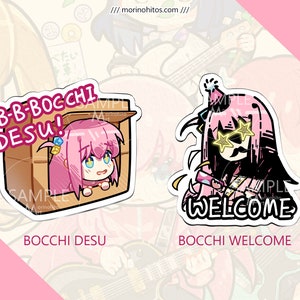 Bocchi the Rock Gotou Hitori / Bocchi Kita Ikuyo Ijichi Nijika Yamada Ryo Ryou 3 Vinyl Sticker Laptop Decal image 3