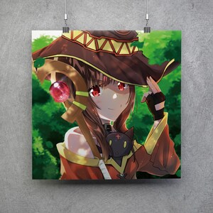 STL file Megumin from Konosuba anime 👧・3D print design to