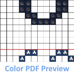 Cool Cross Pattern Cool Cool Cool Cross Stitch Pattern, Modern Funny Chart (PDF) - Etsy