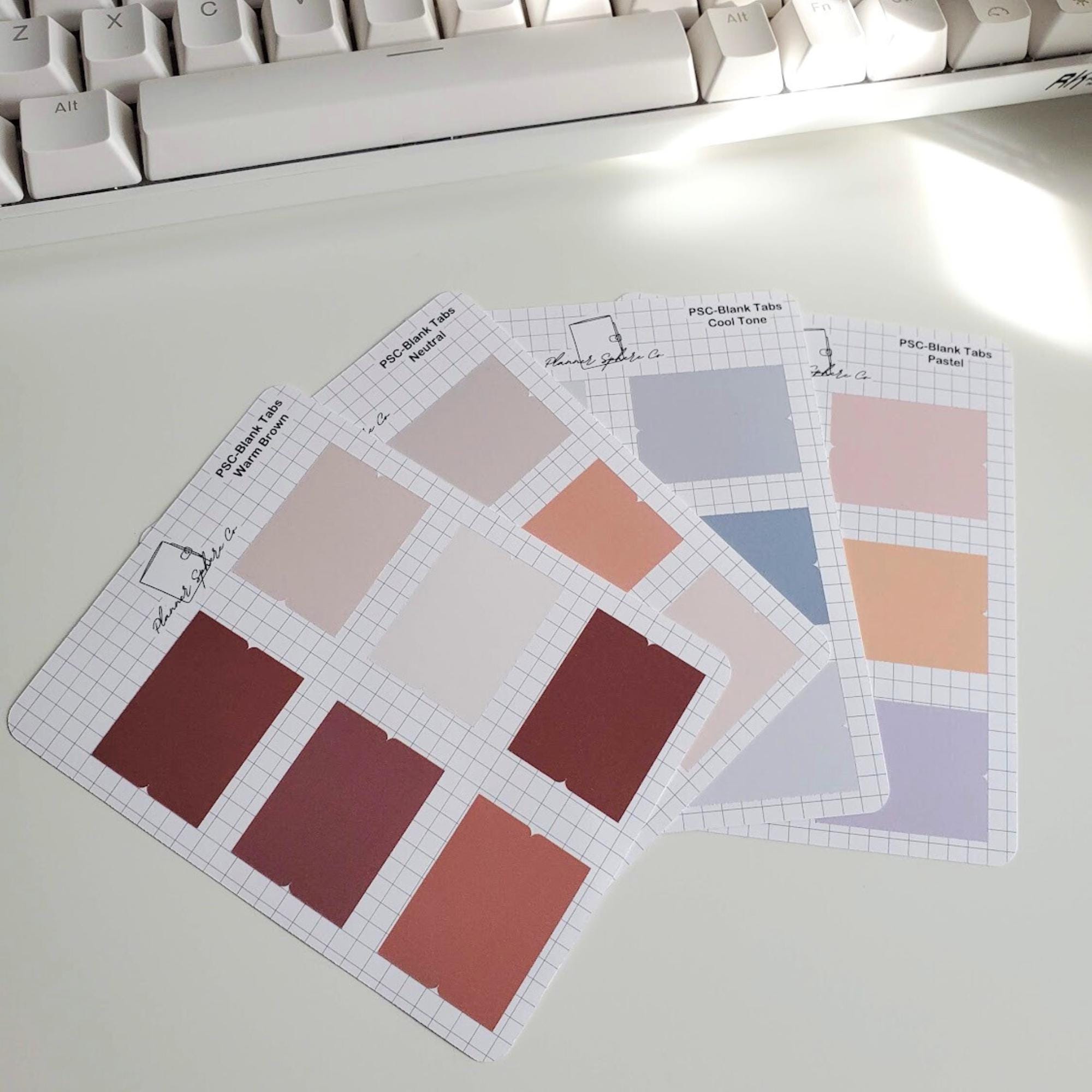 Divider Sticker Tabs for Organization | Blank Labels Sheets | Colored ...
