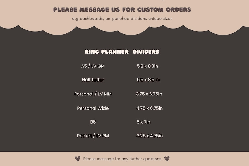 A5 Ring Planner Dividers Tortoise Shell Binder Tabs |6 Ring Binder Dividers| LV GM Dividers |Filofax Planner Accessories|Personal Size Tabs image 5