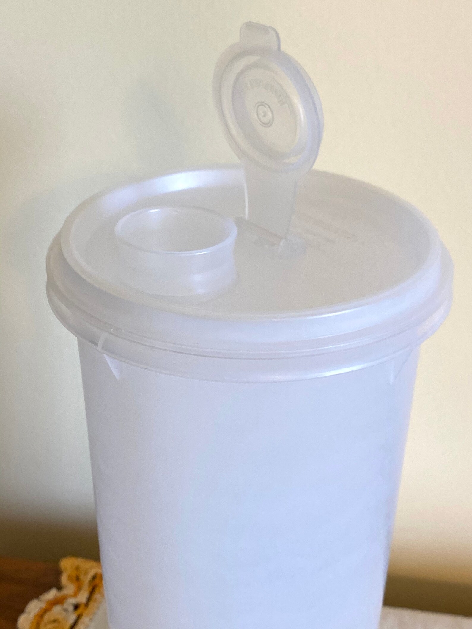 Vintage Tupperware Slimline Container Water Bottle Juice Etsy