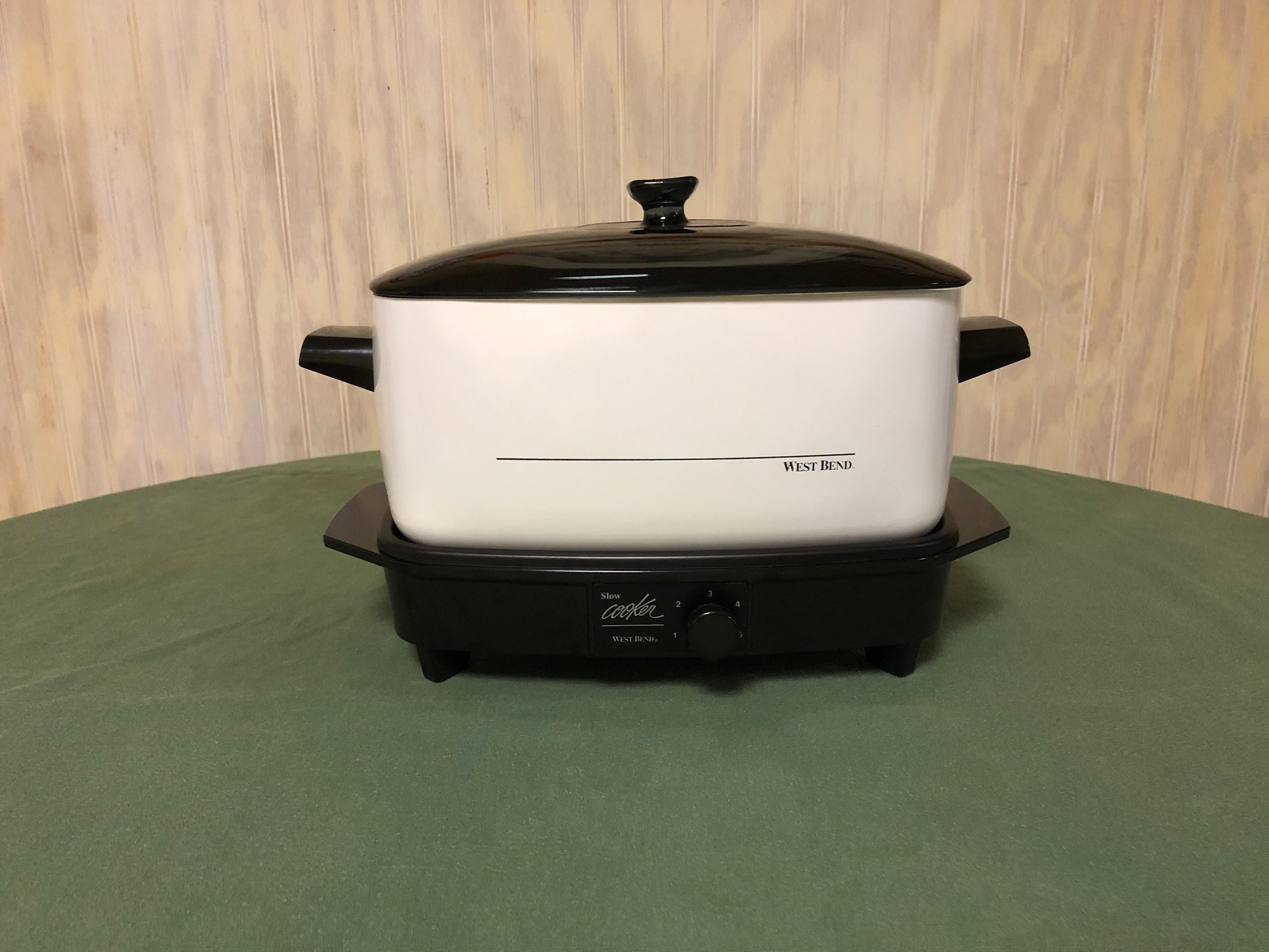 Vintage Crock Pot Electric Slow Cooker West Bend Electric 