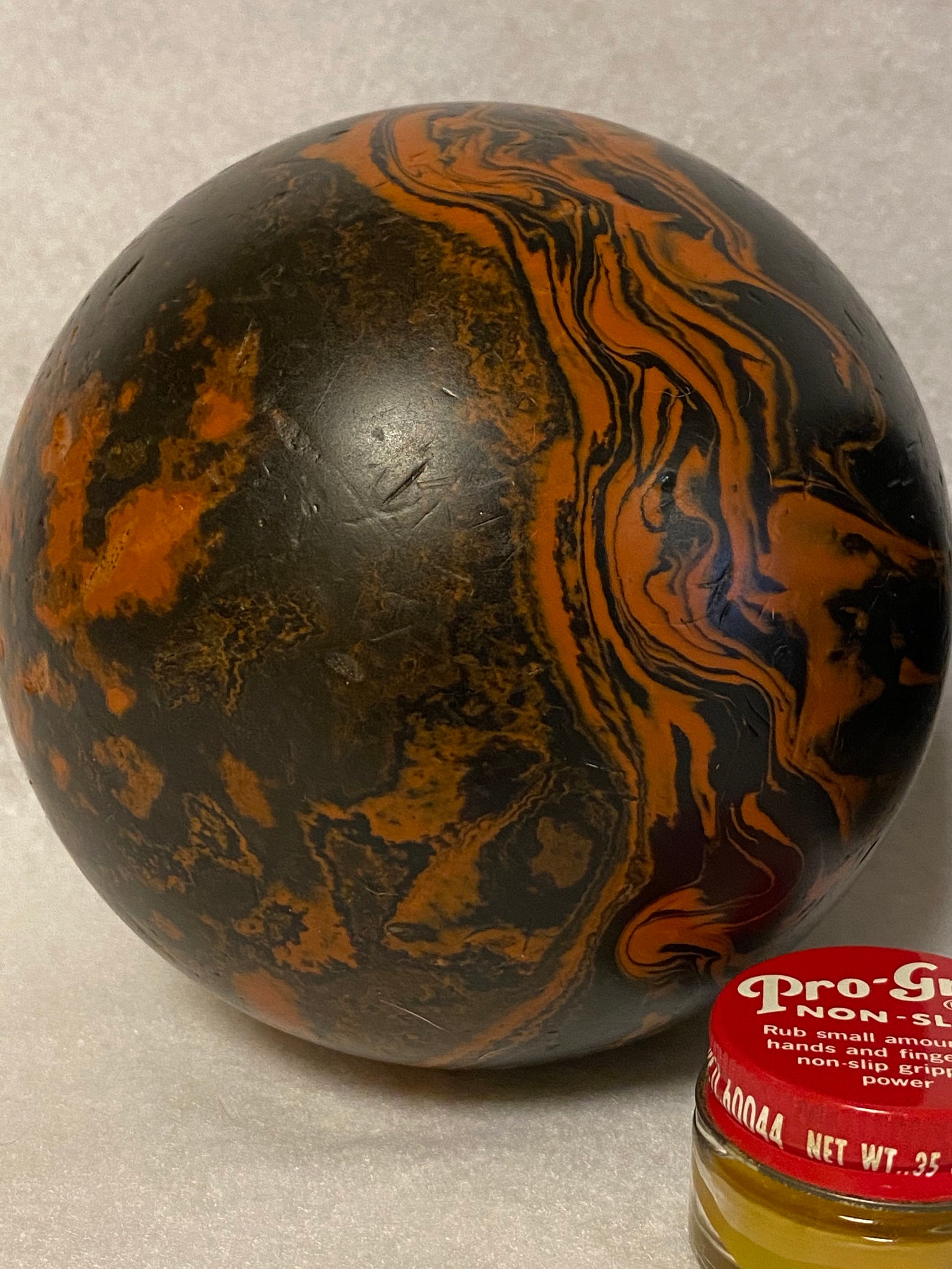 Vintage Duckpin Bowling Balls Red and Black Swirl Set of Etsy