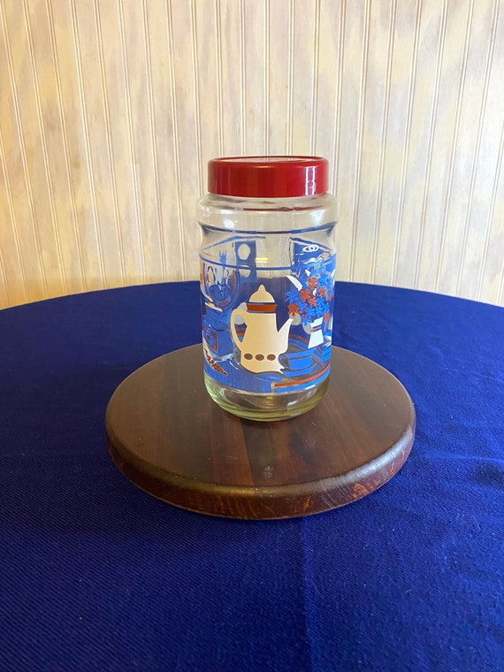 Vintage Coffee Jar, Maxwell House, Glass Coffee Jar, Red Lid, Vintage  Kitchen, Coffee Shop Decor, Coffee Collectible, Theater Prop 