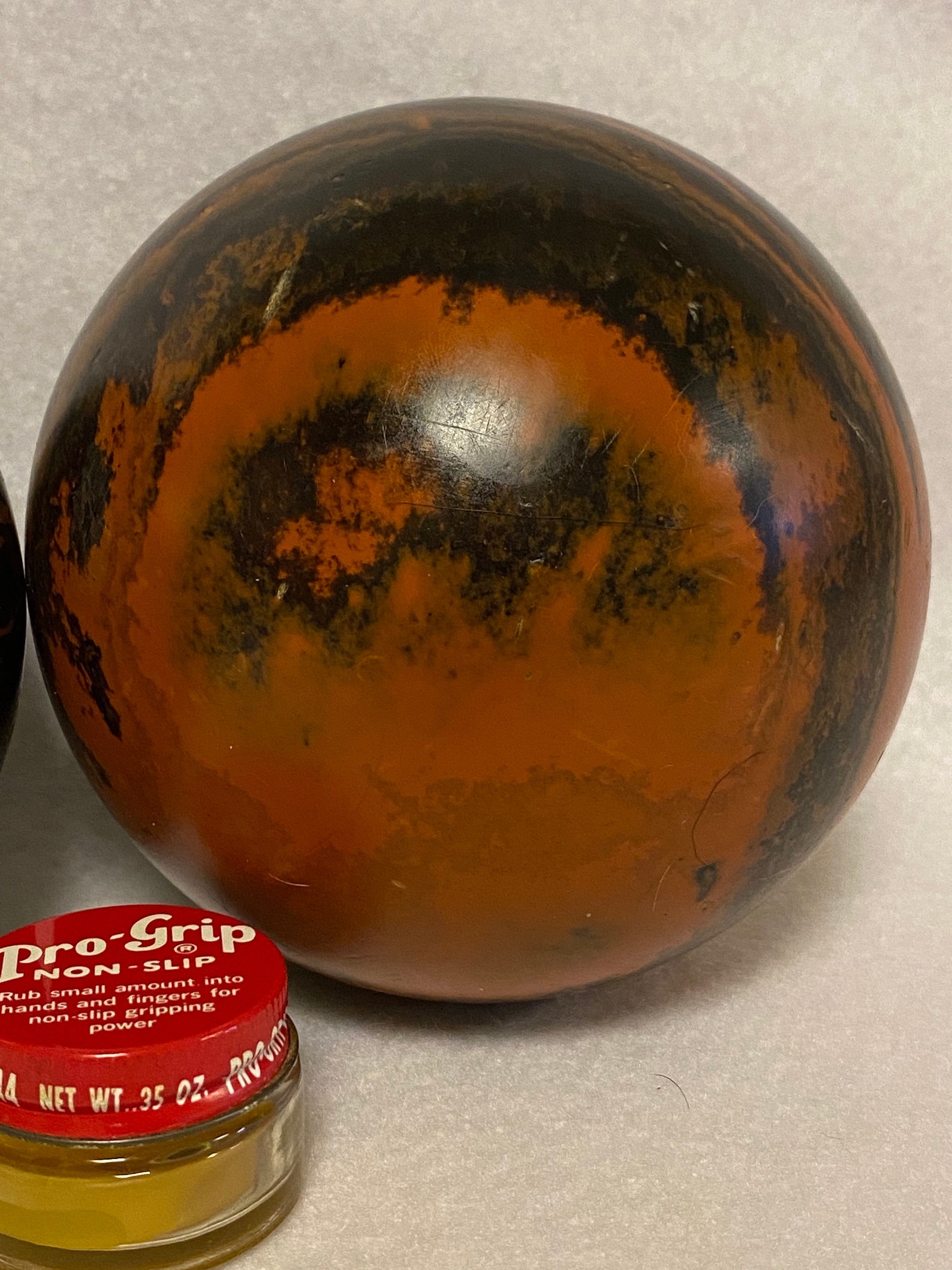 Vintage Duckpin Bowling Balls Red and Black Swirl Set of Etsy