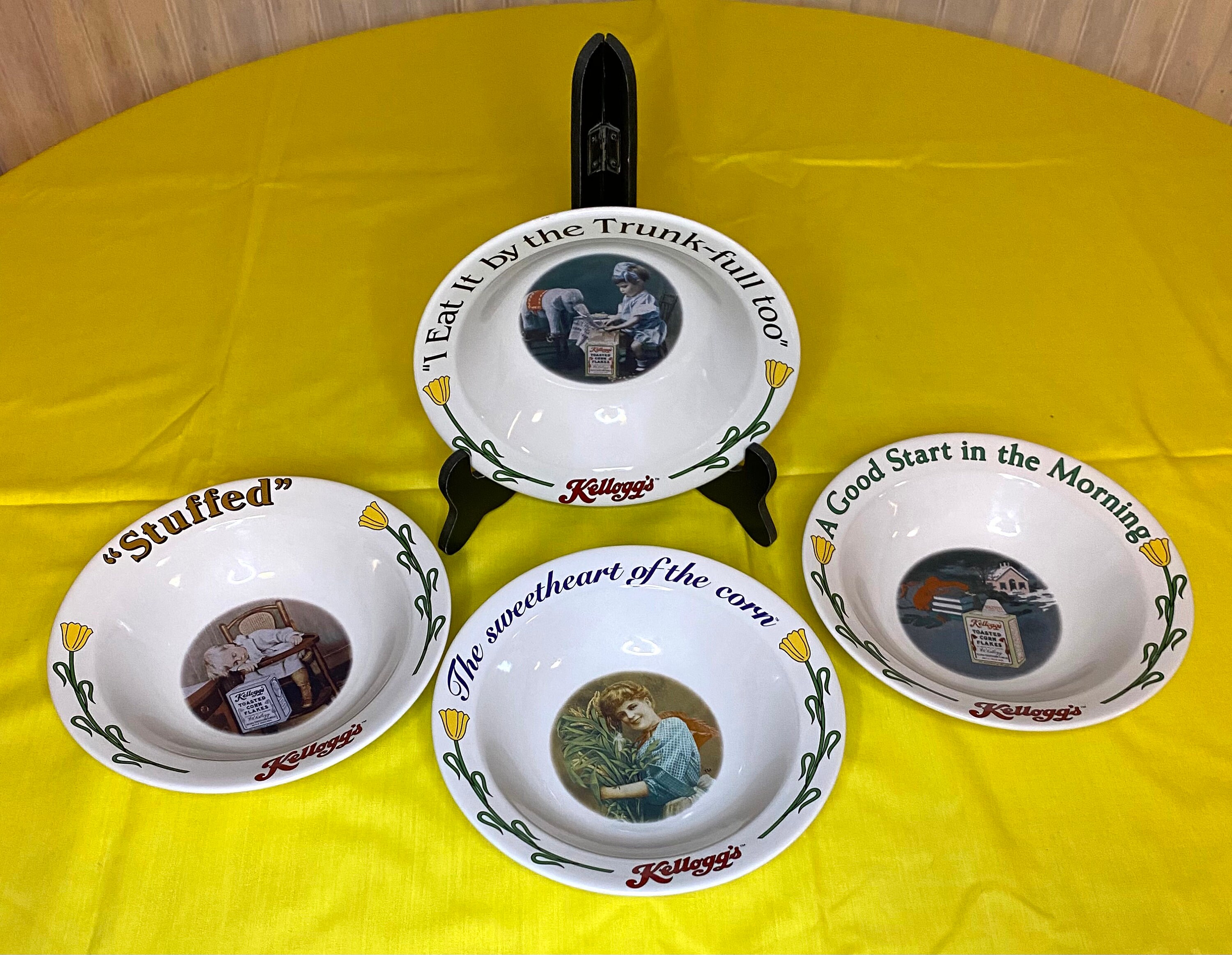 Kellogg's Cereal Bowls Reproduction Bowls Vintage Etsy