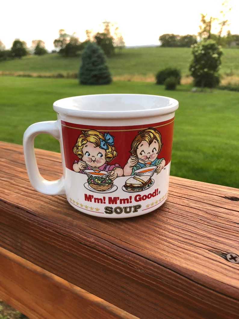 Vintage Campbells Soup Mugs Campbells Soup Kids West Wood Etsy