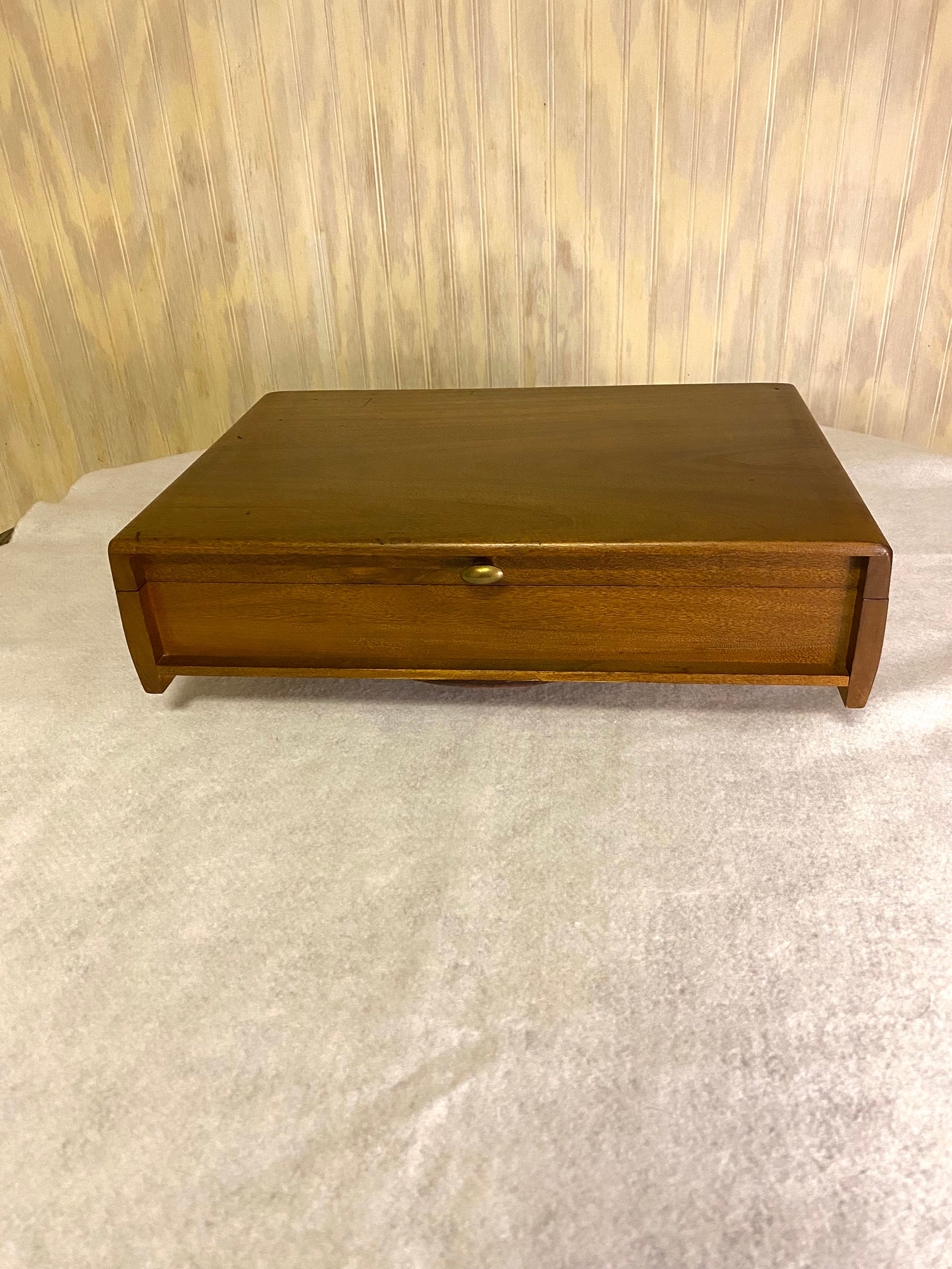 Homaisson Flatware Storage Case, Silverware Storage Box with 4