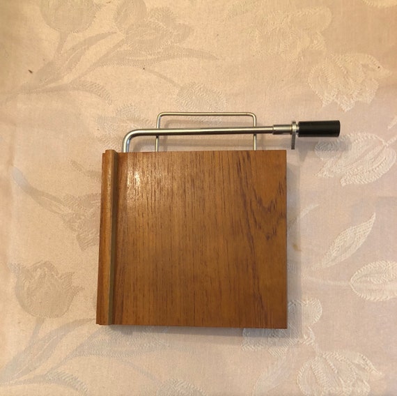 Vintage Cheese Slicer Wood Cutting Board Cheese Slicer Wood Cutting Board