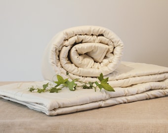 Wool comforter, Summer warmth, King size (90x102")
