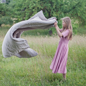 Leinen Bettwäsche, Leinenbezug, 155x220 cm
