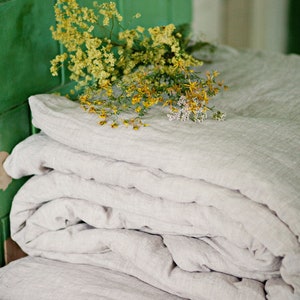 Linen duvet cover 155x220 cm. 100% softened linen. image 9