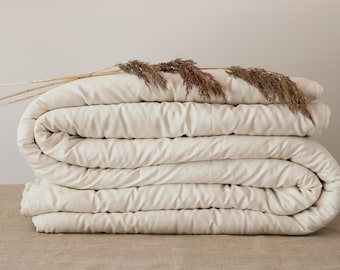 Wool comforter, Extra warm, Full size (80x80")