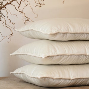 Wool + memory foam pillow, 50x70 cm