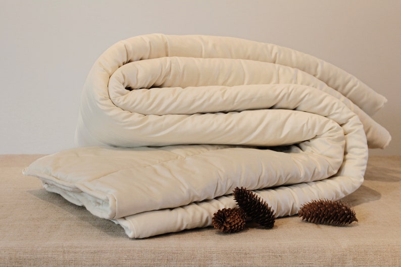 Bettdecke aus Wolle für Winter, 200x200 cm Bild 1