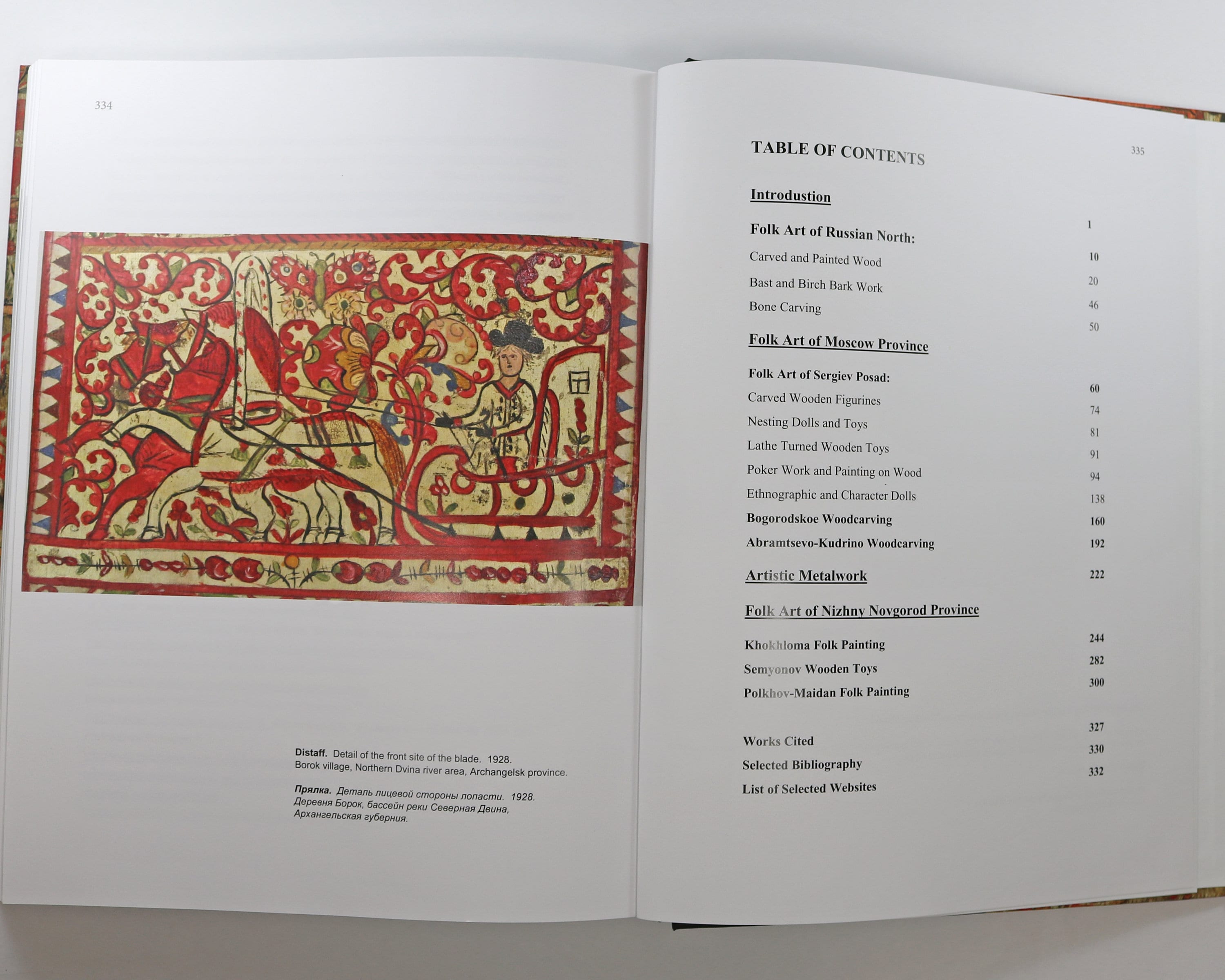 Russian Folk Art Catalog Reference Book Nesting Dolls English/russian