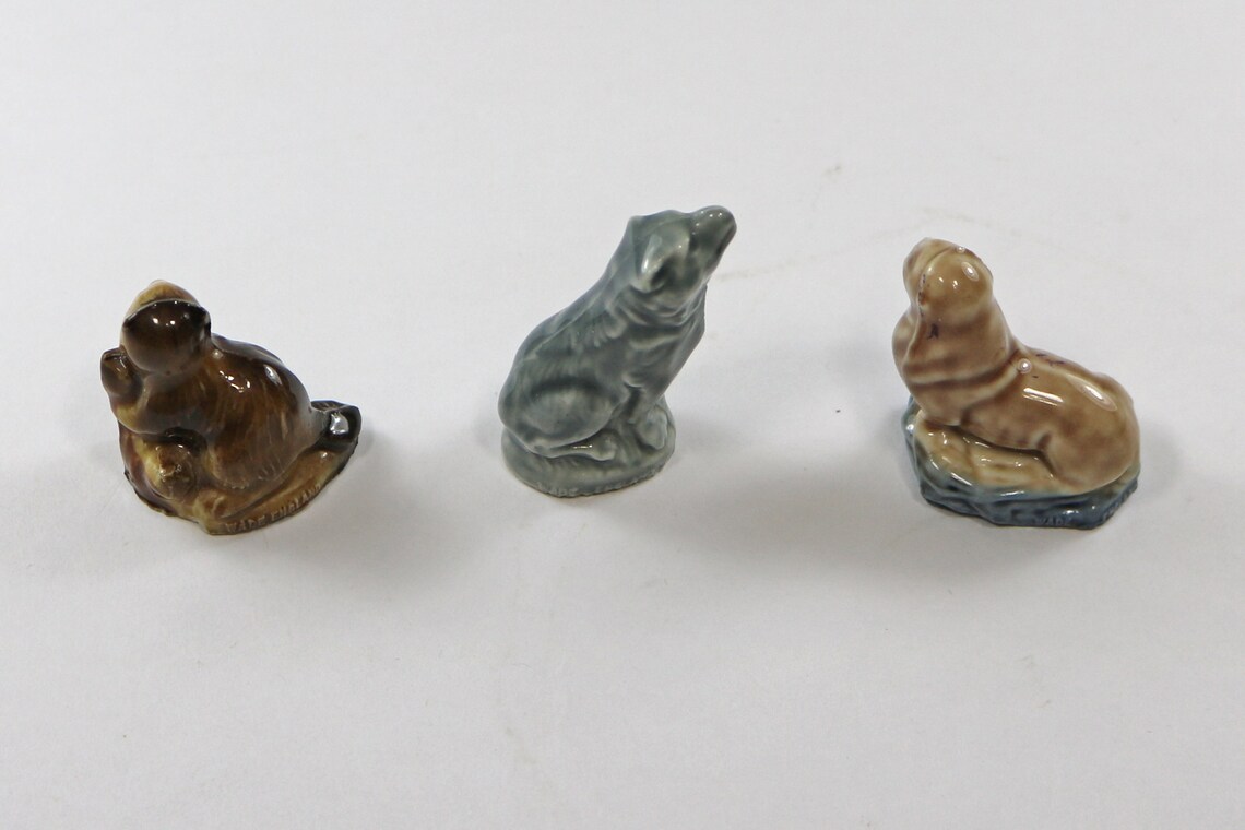 Wade England UK Miniature Vintage Animal Figurines Porcelain Etsy
