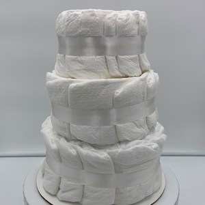 Build-Your-Own Diaper Cake - Option I - Rolled