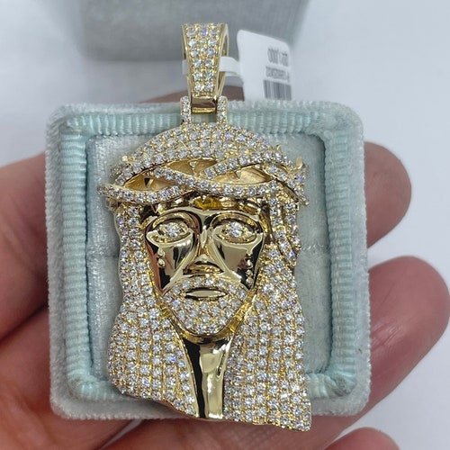 アクセサリー RAYDBACK JESUS 18K PENDANT DIAMOND EYES JESUS 18K GOLD PENDANT- (DIAMOND EYES) – RAYDBACK