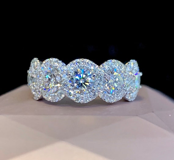 Moissanite right 2024 hand rings