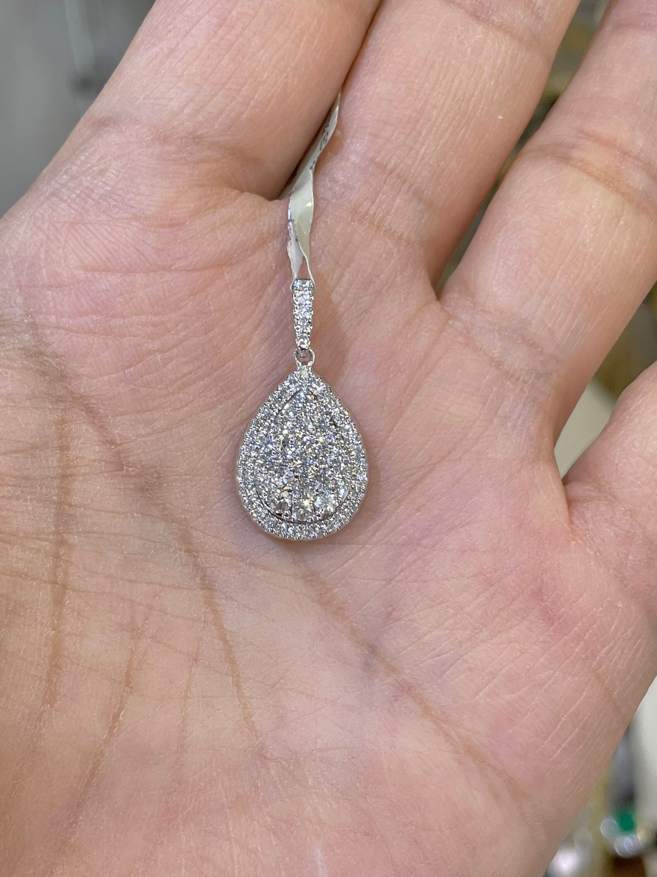 Pear Shaped Diamond Necklace | Hortense Jewelry: Paris Savoir-Faire x LA  Glamour