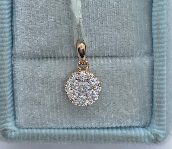 Simple diamond pendant best sale