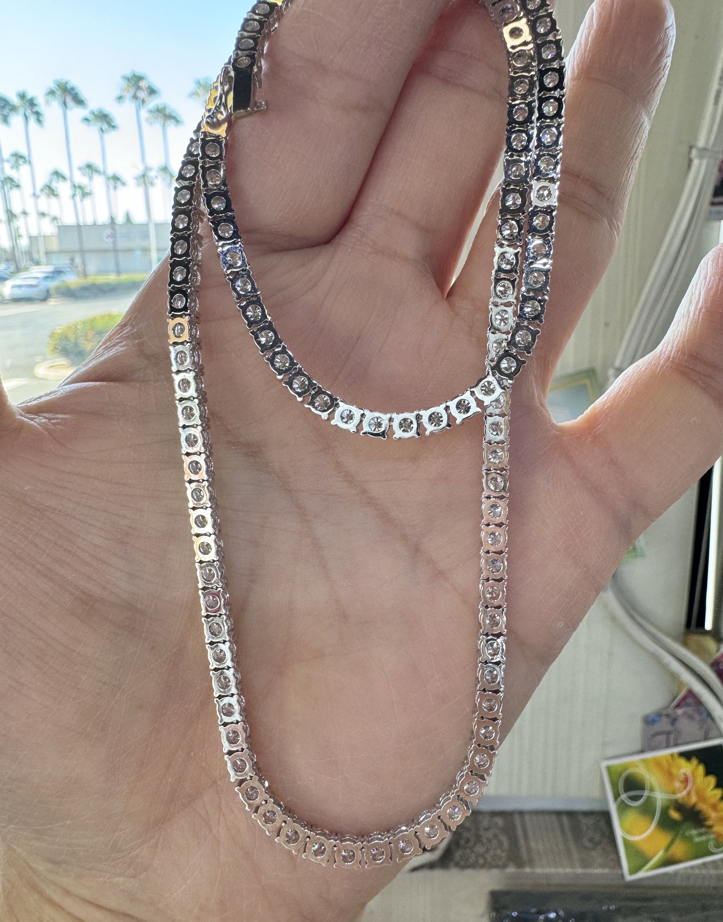 ダイヤモンド テニスネックレス、ラボで育成されたテニス ダイヤモンド テニスネックレス、ラボで育成されたテニス