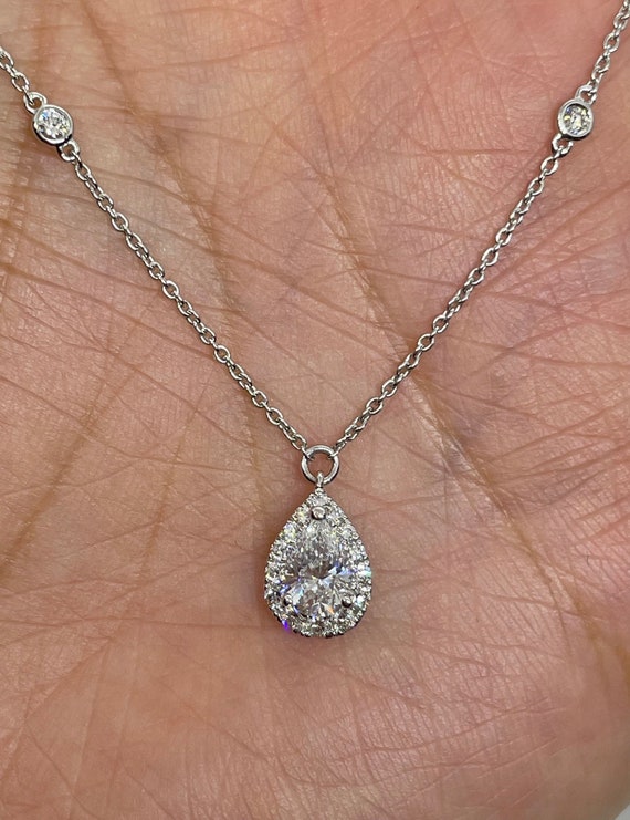 1.5 carat 2024 diamond pendant