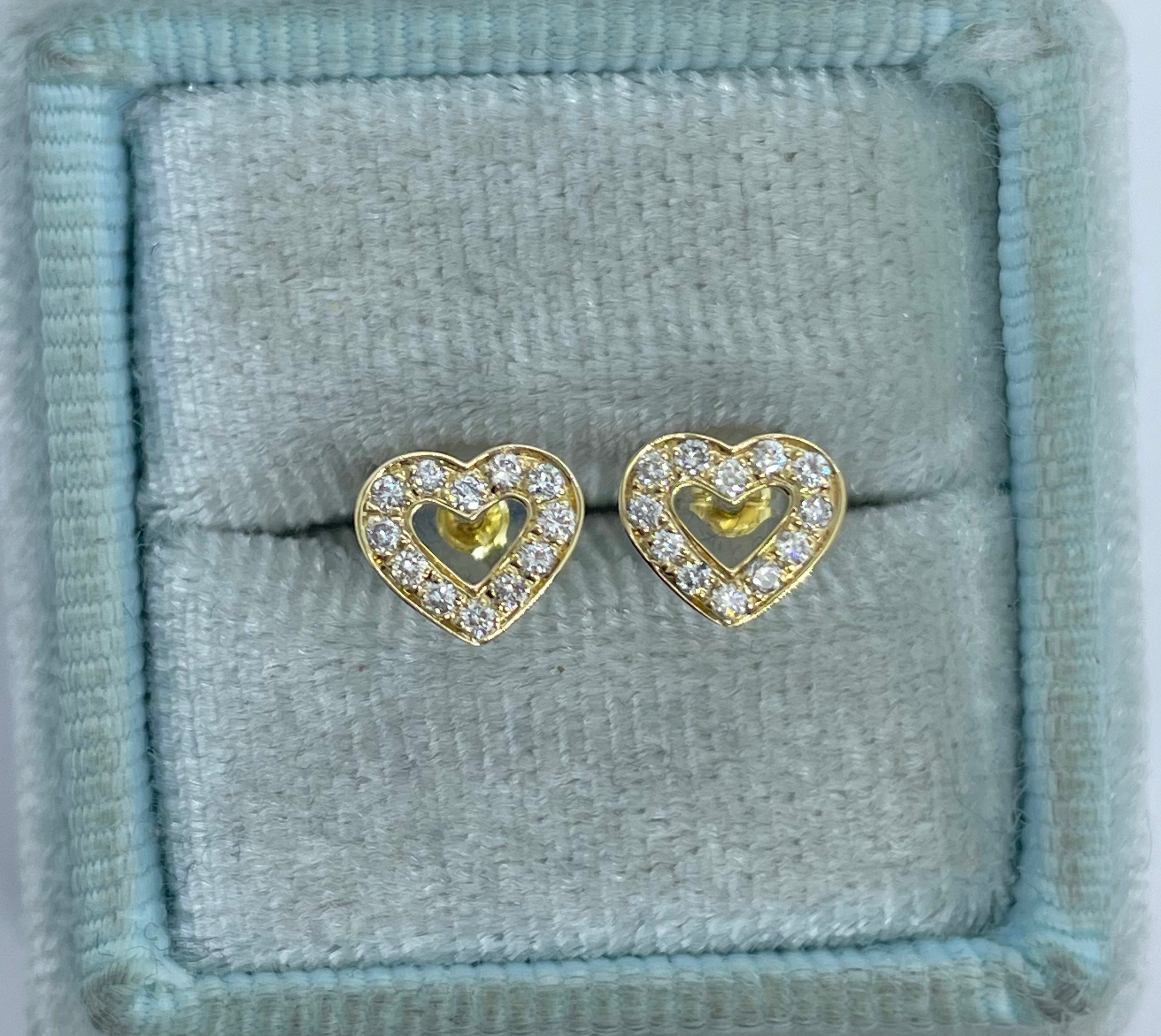 Open heart angel earrings deals