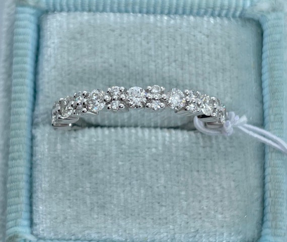 Diamond garland clearance eternity band