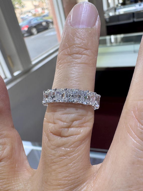 Round Cut Lab Grown Diamond Wedding Band At Rs 22933/piece Lab