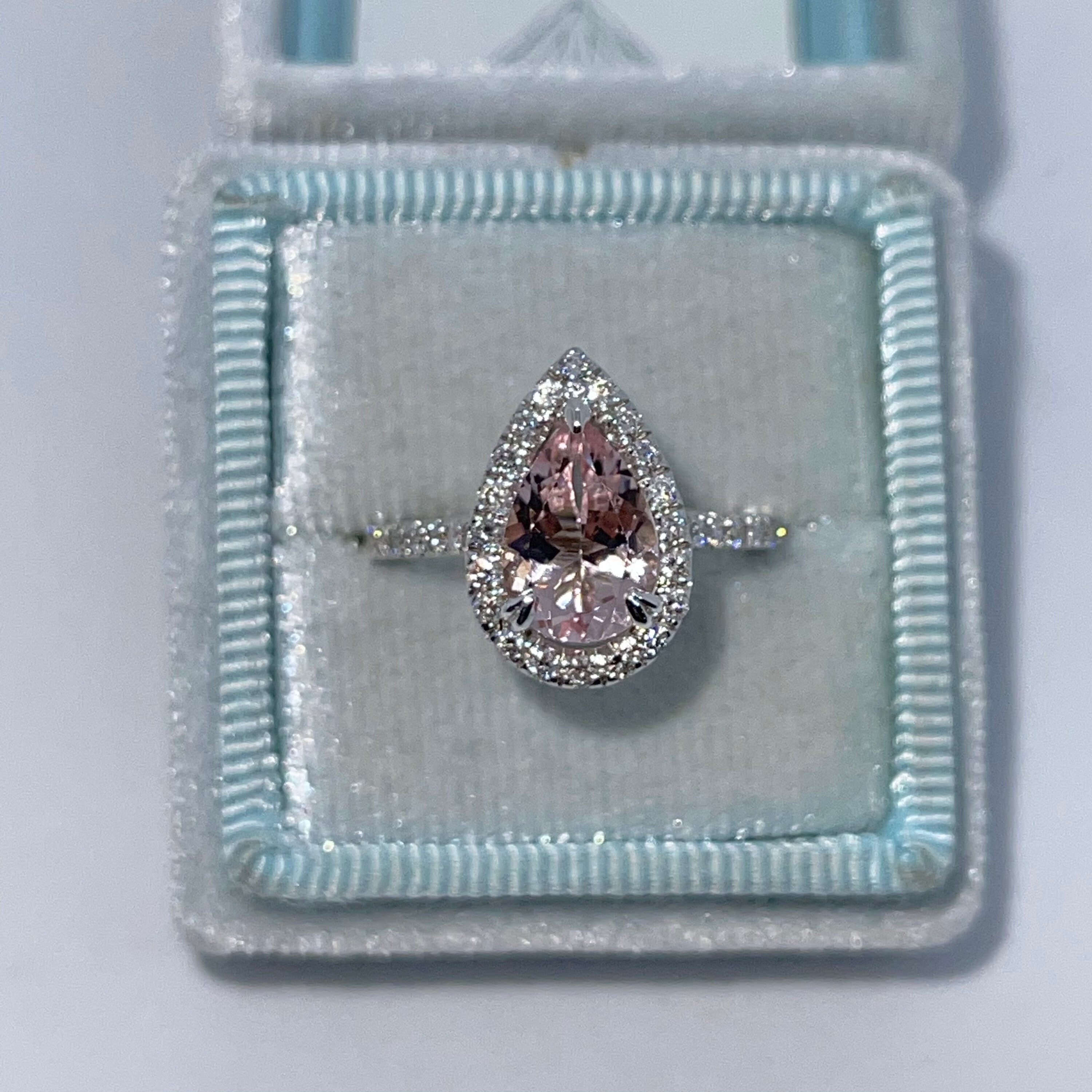 Pale pink deals morganite