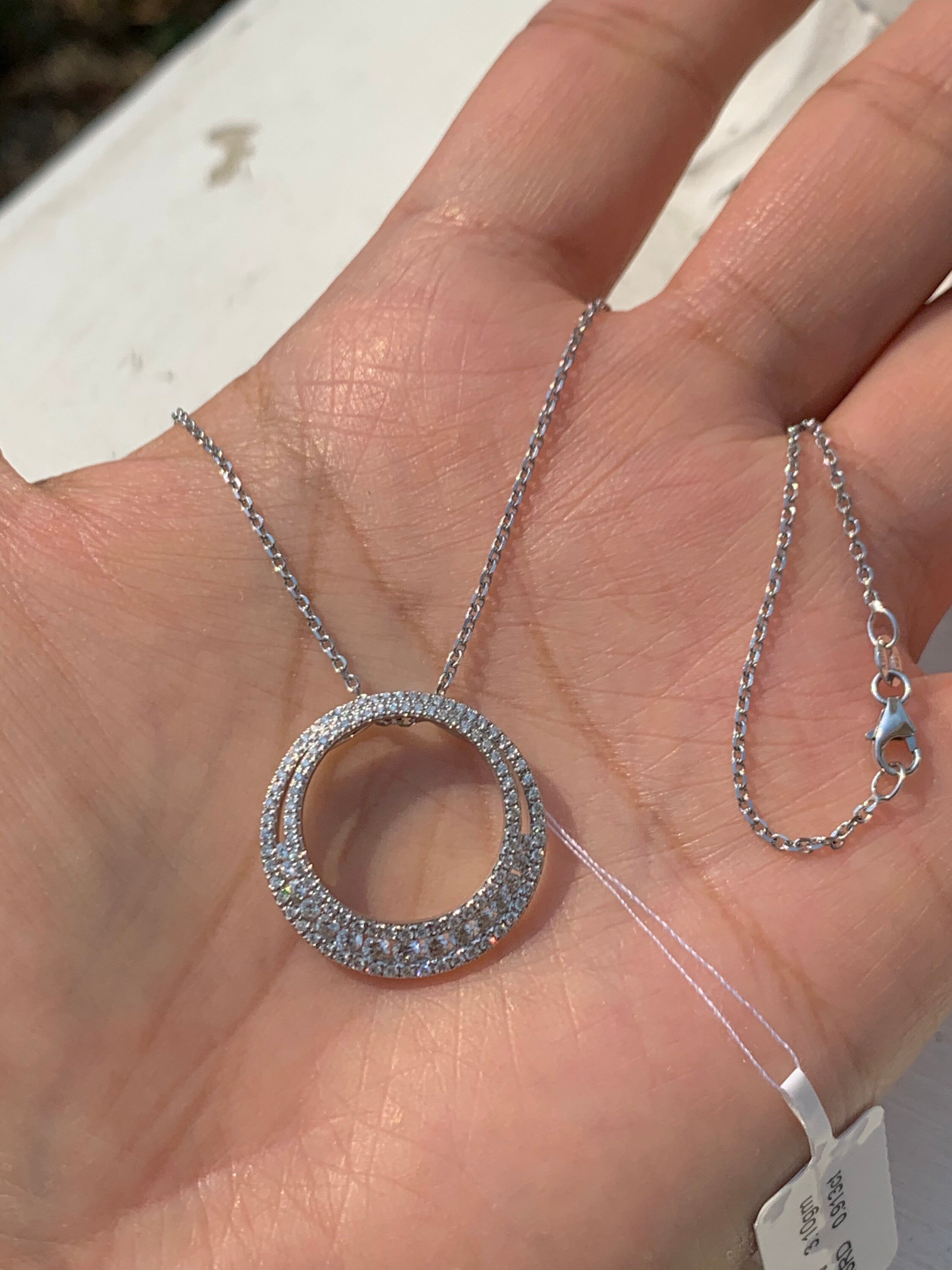 Circle of shop love diamond necklace