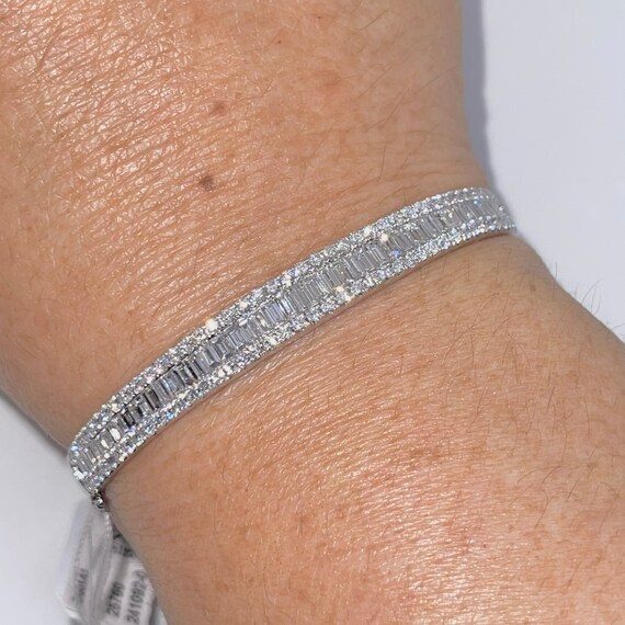 Pulsera de diamante pulsera de diamante Etsy