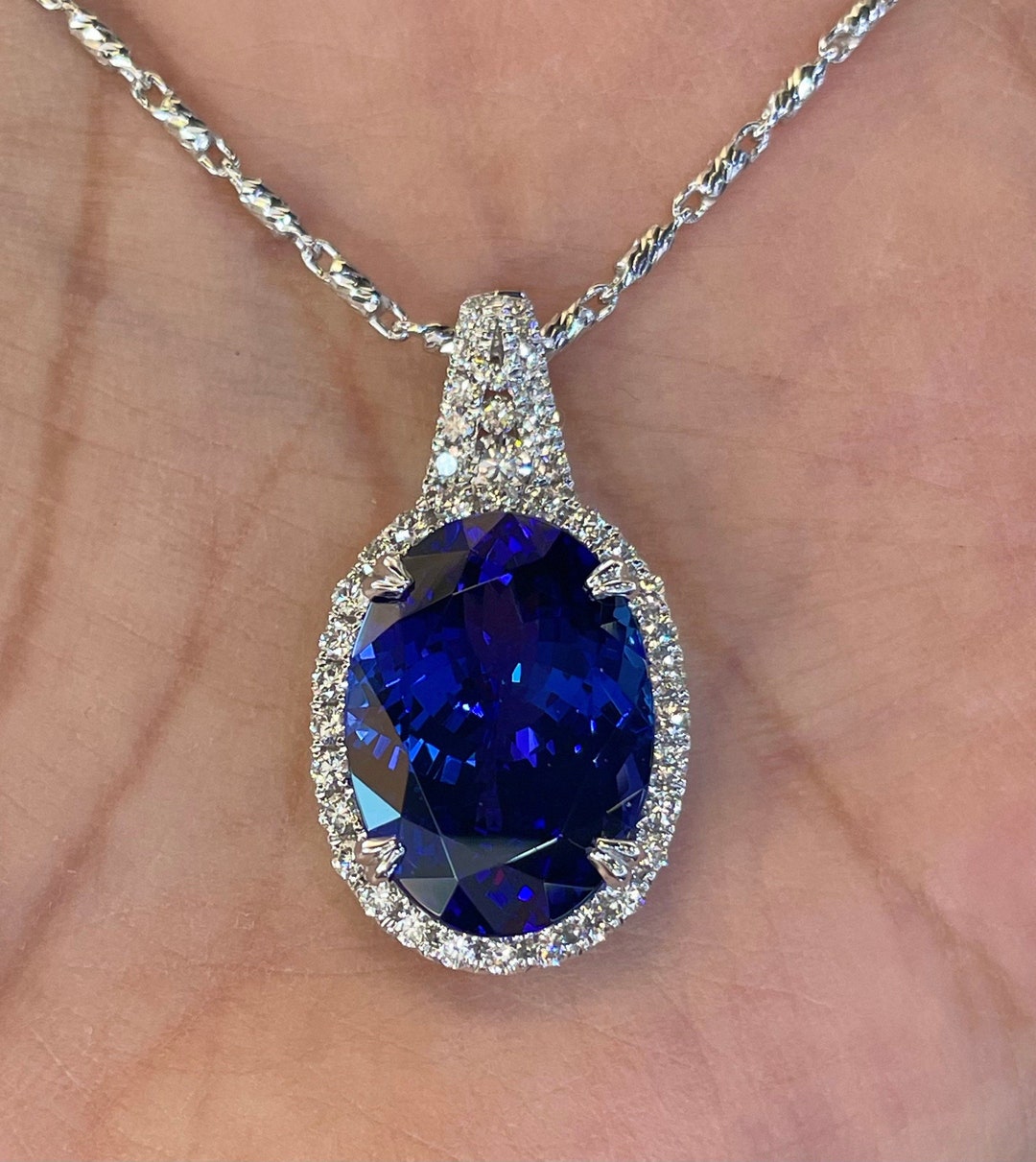 アクセサリー MONAKAjewellery Flat Necklace Tanzanite MONAKAjewellery Flat Necklace Tanzanite
