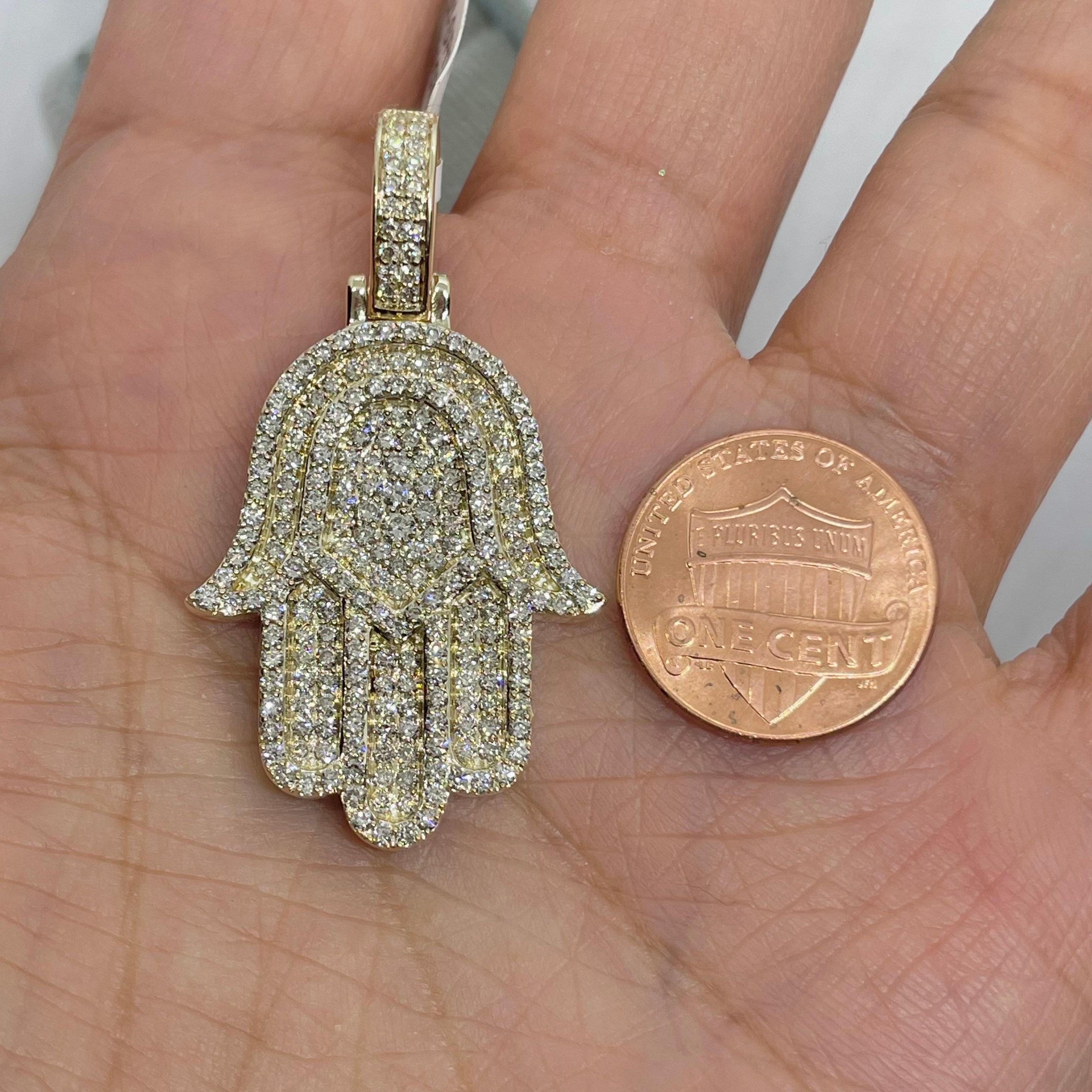 Mens Hamsa Necklace Mens Hamsa Pendant 