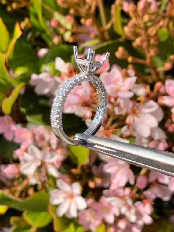 Semi mount hotsell ring settings wholesale