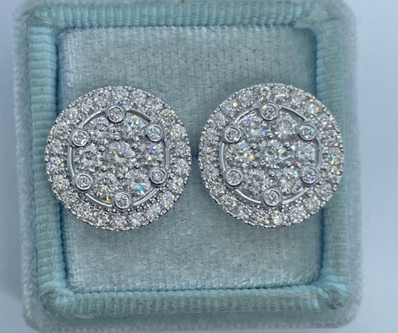 Cheap Statement Earrings Geometric Big Round Stud Earrings for Women Luxury  Wedding Jewelry Gifts | Joom