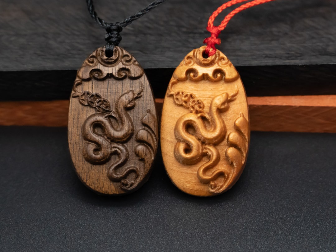 Year Of The Snake Necklace - Gold main image 1