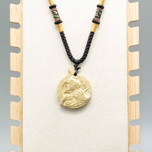 Spartacus Gladiator Pendant Necklace ,Vintage Brass,Roman Helmet pendant,Gift for Him,Antique Brass pendant, gift for him