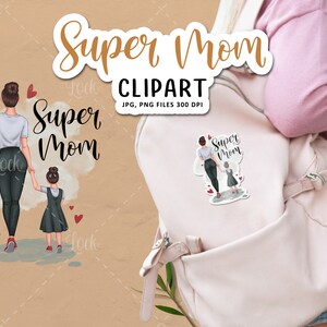 Mother And Children Clipart , Mother illustration PNG