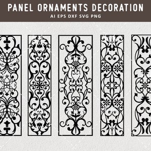Room Divider, Decorative Panel, Stencil, Wall Handing, Laser, Cnc, Plasma, Cricut Cutting Files