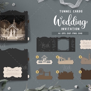 Tunnel Cards Trouwuitnodiging in Londen