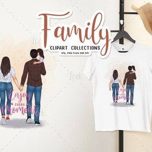 Family clipart, Family illustrations PNG