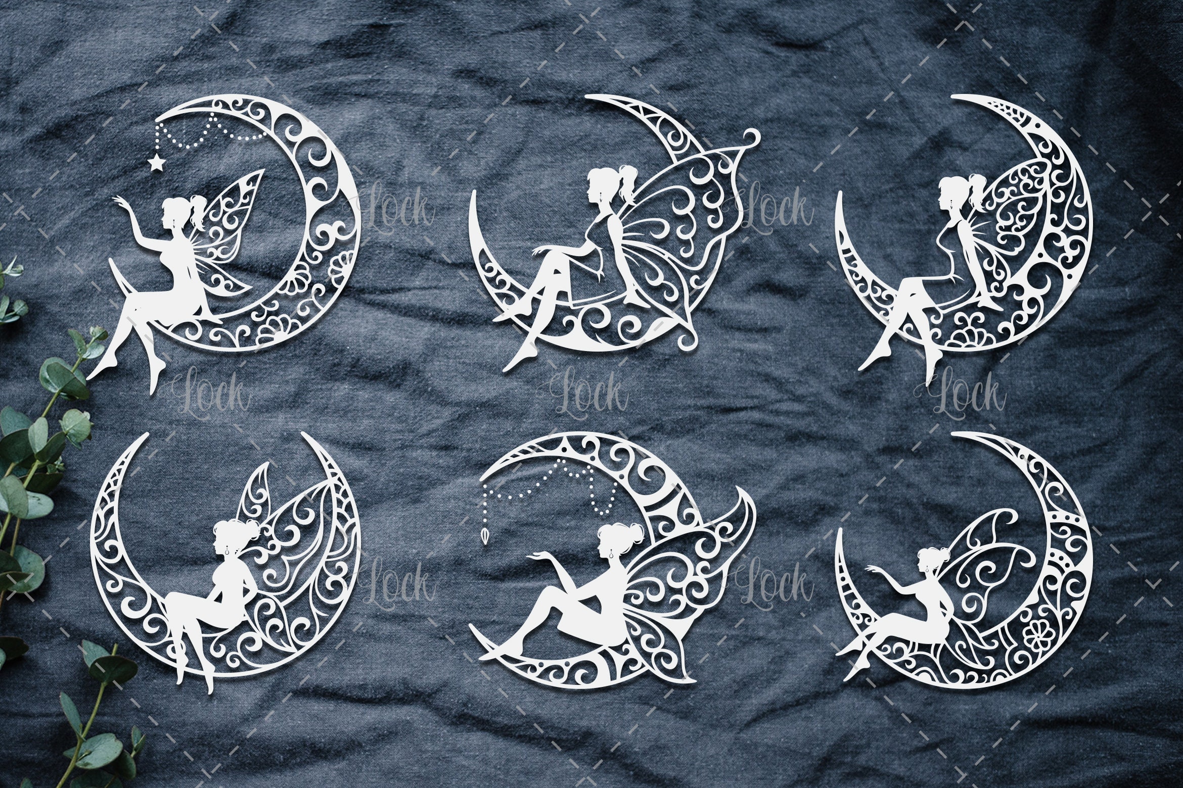 Crescent Moon and Fairy - Etsy
